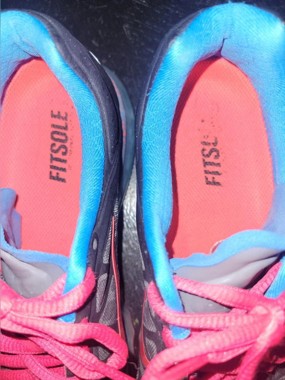 Nike Women's AirMax FitSole Pink Grey Blue Tennis Shoes
